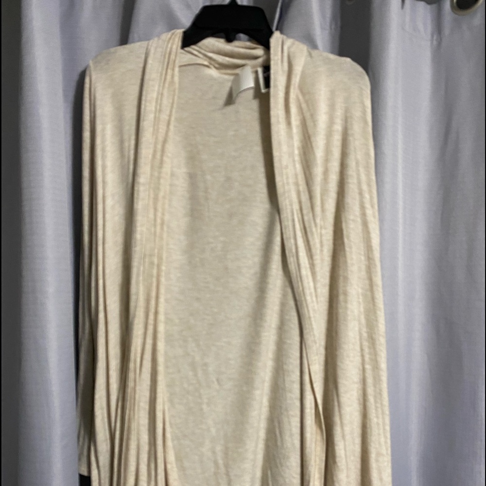 Cream colored cardigan